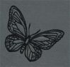 butterfly line embroidery