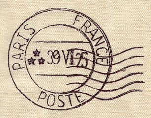 french postmark line embroidery
