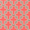 PC51 coral Greek lattice